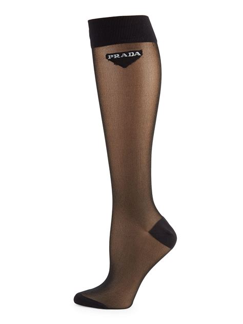 prada knee high socks|prada ankle socks.